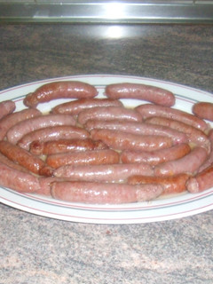 Una foto de Salchichas al vino