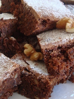 Una foto de Pastelitos de chocolate Brownies