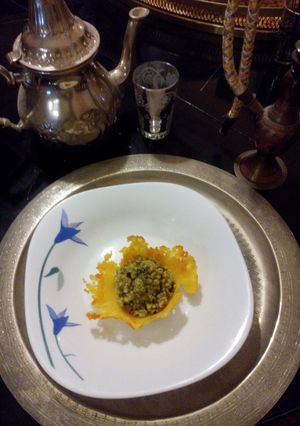 Una foto de Ensalada fresca de quinoa y queso