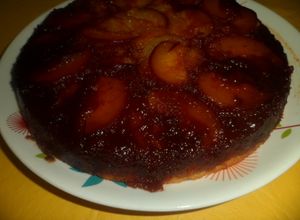 Una foto de Torta de ciruelas