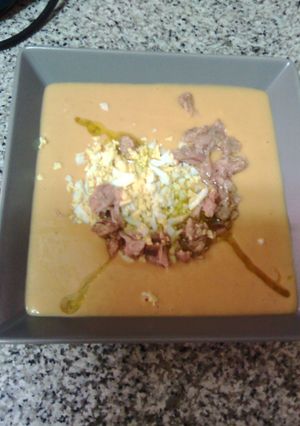 Una foto de Salmorejo cordobés