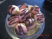 Una foto de pasta choux para profiteroles