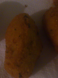 Una foto de Las croquetas de jamón