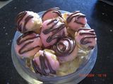Crema Pastelera de Fresas y Glaseado