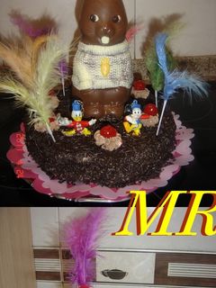 Una foto de Mona de Pascua de chocolate (Sara de chocolate)