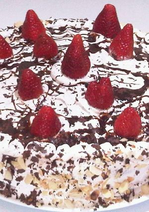 Una foto de Pastel de Chocolate