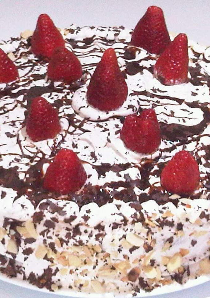 Una foto de Pastel de Chocolate