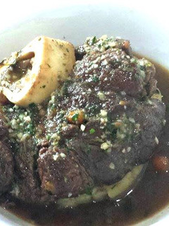 Una foto de Ossobuco sobre Pure de boniato