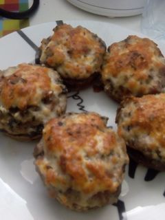 Una foto de Champiñones rellenos