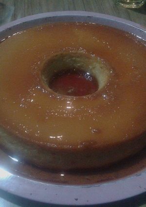 Una foto de Flan casero