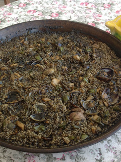 Una foto de Arroz negro