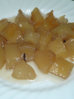 Una foto de Dulce de papaya