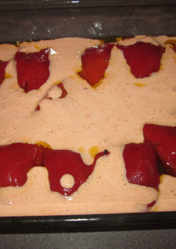 Una foto de Pimientos de piquillo rellenos de verduritas