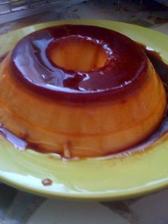Una foto de Flan de dulce de leche