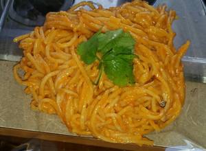 Una foto de Espaguetti de queso