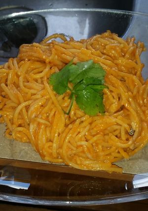 Una foto de Espaguetti de queso