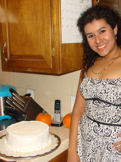 Una foto de Pastel de coco con piña