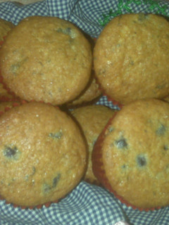 Una foto de Muffins de arándanos sencillos