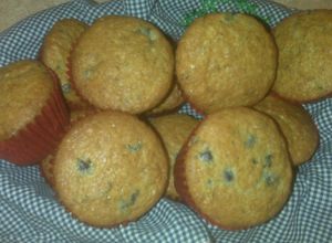 Una foto de Muffins de arándanos sencillos