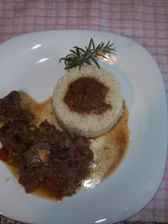 Una foto de Riñón encebollado