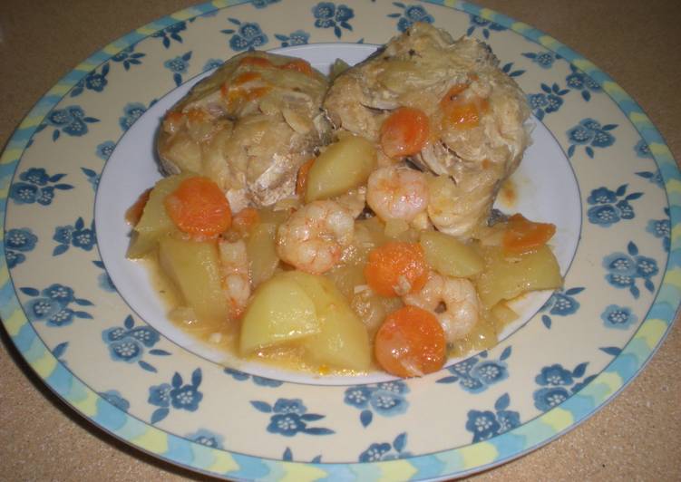 Receta de merluza cocida con patatas