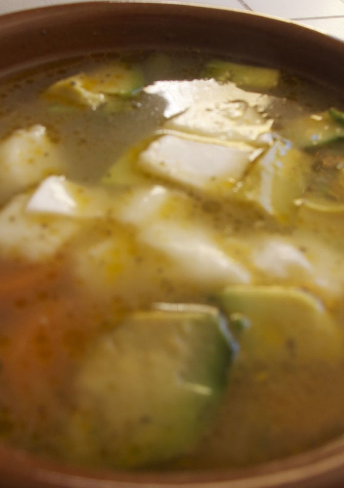 Una foto de Caldo Tlalpeño