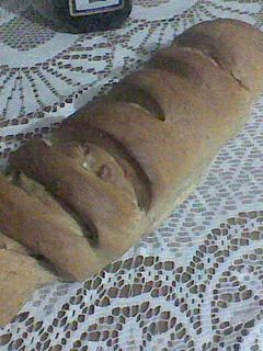 Una foto de Pan de manzana y nueces sin huevo 
