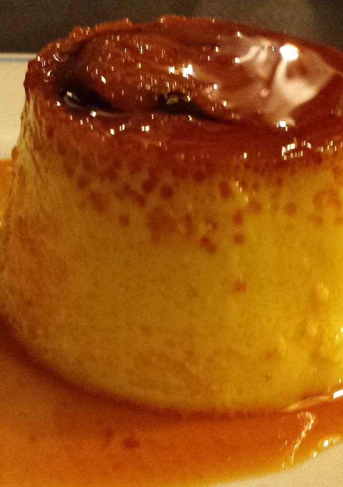 Una foto de Flan de huevo casero
