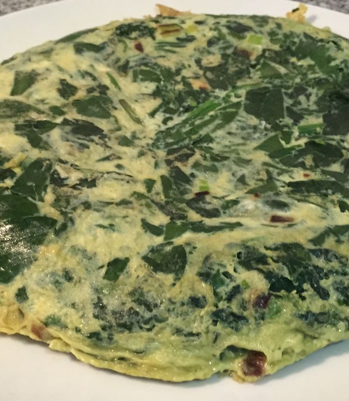 Foto principal de Tortilla de espinacas y acelgas