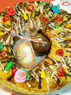 Una foto de Rosca de pascua rellena