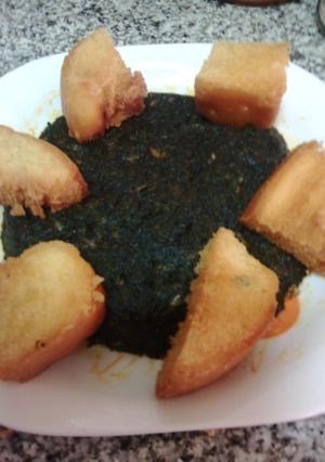 Una foto de Espinacas labradas
