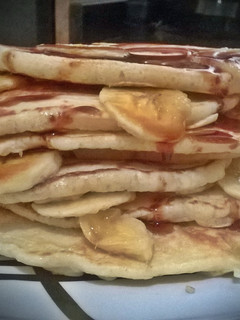 Una foto de Tortitas de plátano