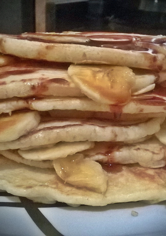 Una foto de Tortitas de plátano