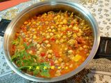 Guiso de garbanzos con gatuzo