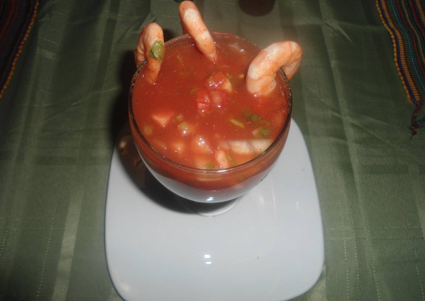 Coctel de camarones tipo Guillermo