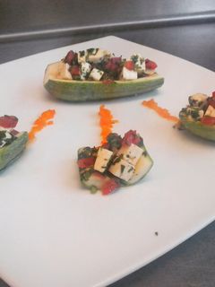 Una foto de Calabacitas en vapor a la mexicana