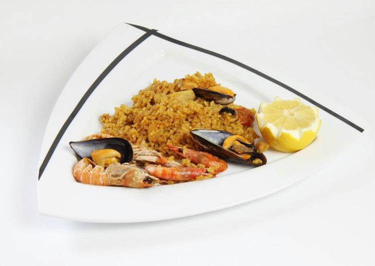 Paella de marisco