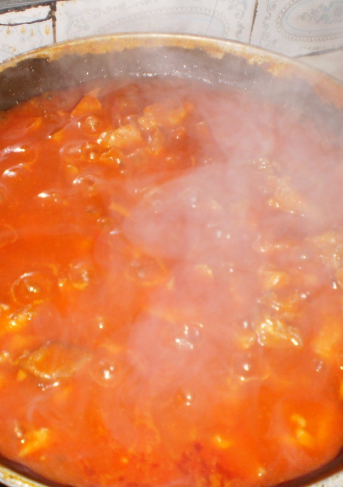Una foto de Magro con tomate de Olalla