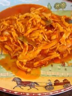 Una foto de Pollo en tinga