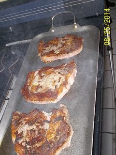 Una foto de Rib eye a la plancha