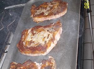 Una foto de Rib eye a la plancha