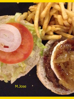 Una foto de Hamburguesa de buey