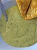 Crema de col, apio y patatas