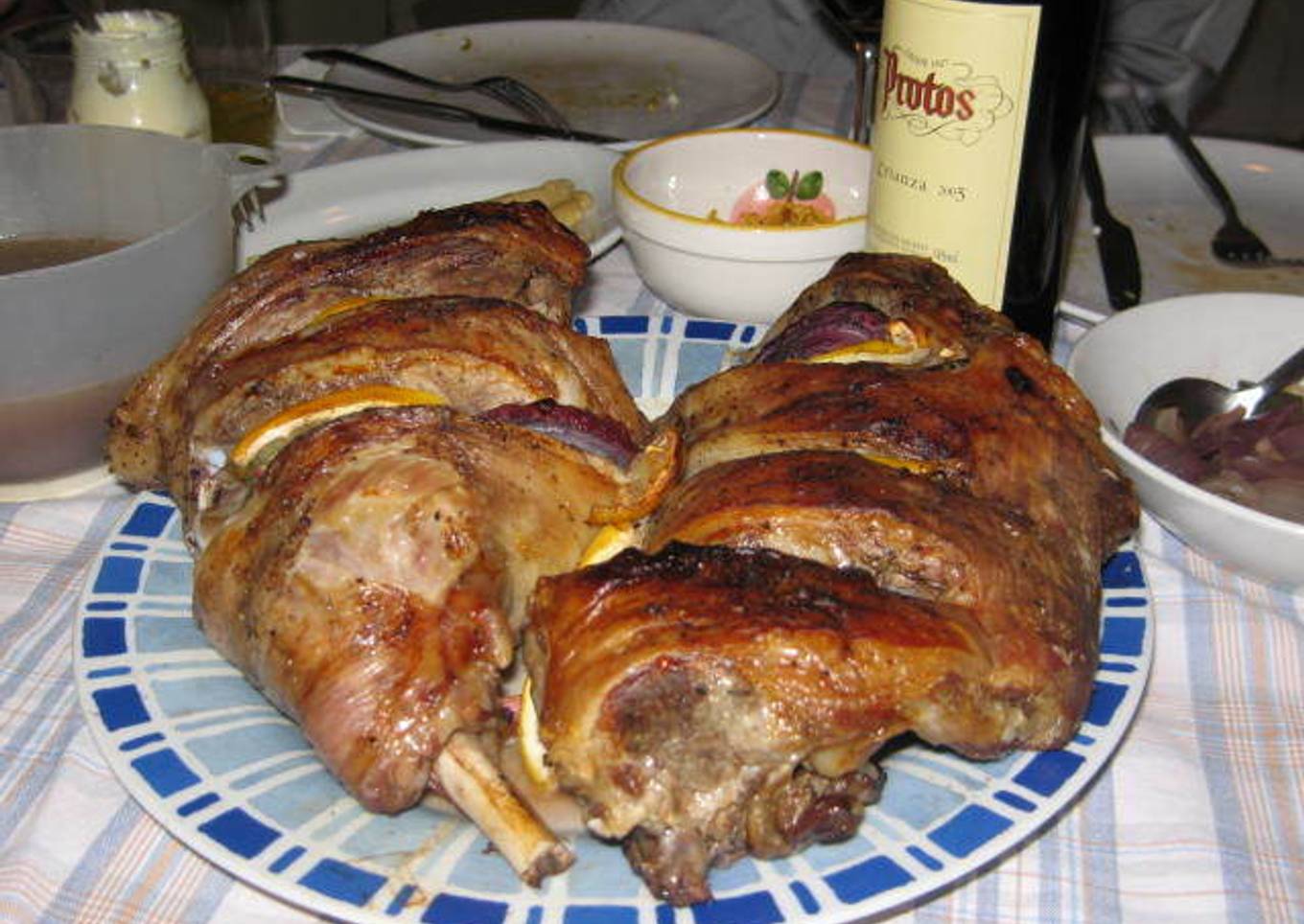 English roast lamb