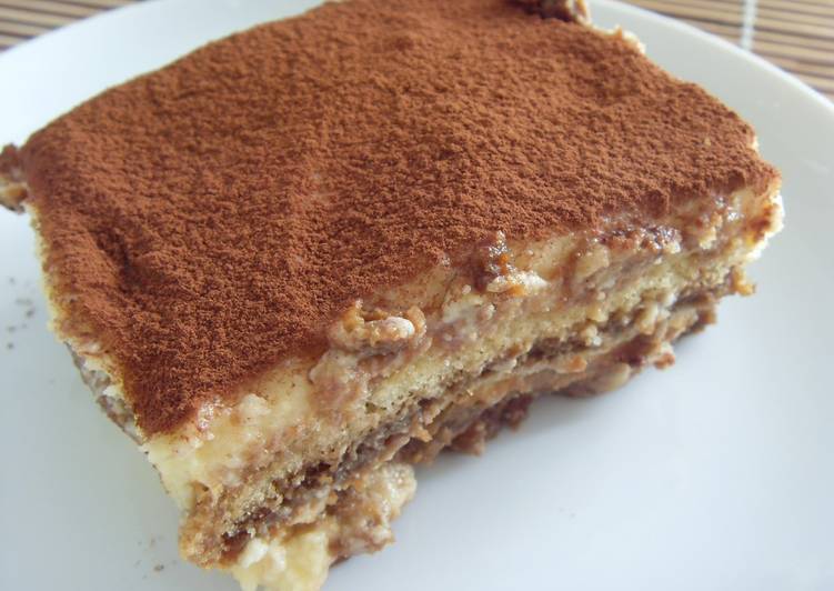 Tiramisú super sencillo