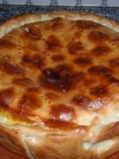 Una foto de Pastel de jamón y queso uruguayo