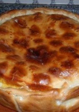 Una foto de Pastel de jamón y queso uruguayo