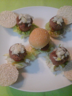 Una foto de Mini hamburguesas 