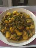 Tagine de carne con verduras