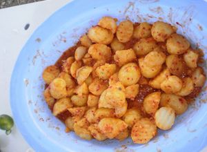 Una foto de Papas enchiladas